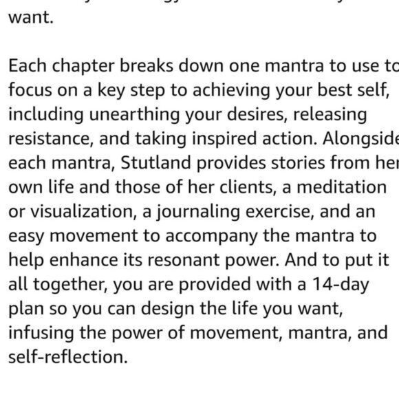 Mantras in Motion Manifest Mindful Movement Mind Body Spirit Yoga Hardcover Book - Picture 8 of 15